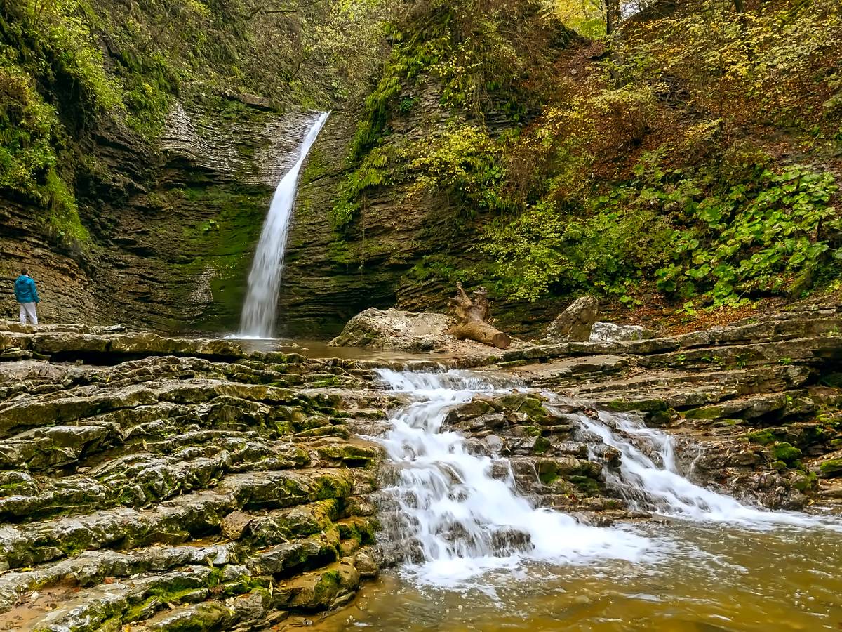 Водопады Руфабго — осень